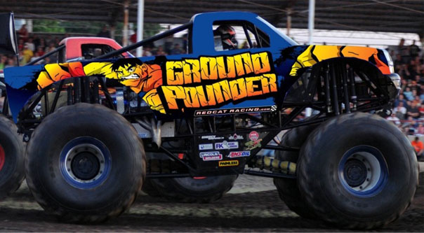  around the newlyreleased Ground Pounder 110th scale R C monster truck 